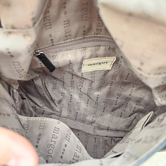 MARGOT Black Leather Shoulder Bag Pre-owned - Picture 9 of 10